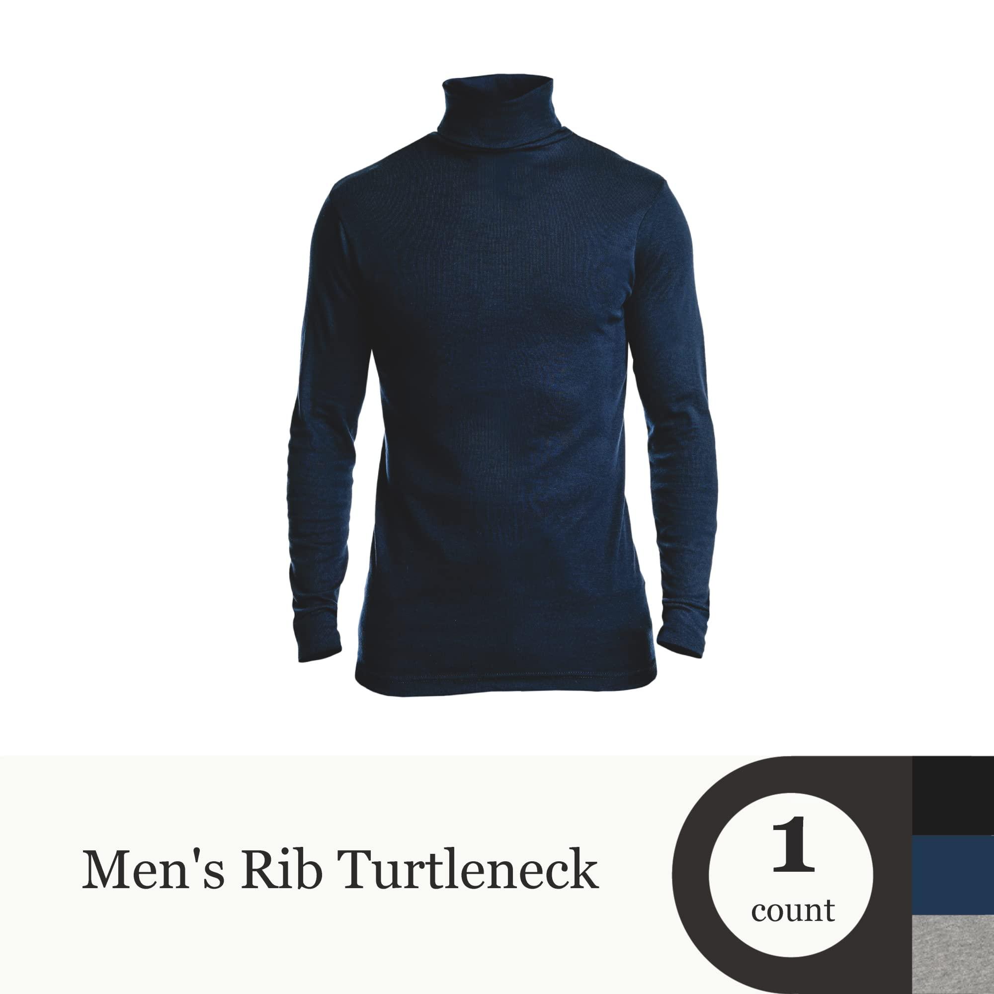 Stanfield's Stanfield's Men's Rib Turtleneck, New Navy, Small