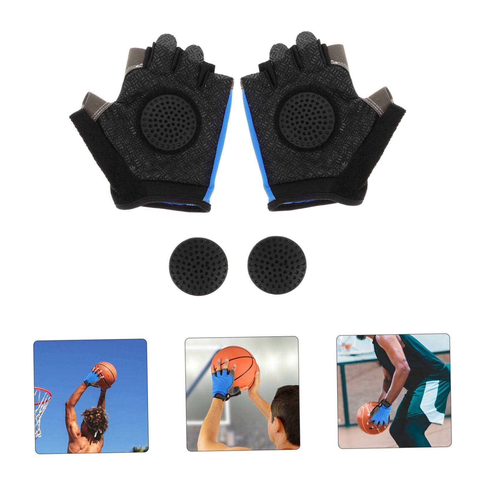 KOMBIUDA KOMBIUDA 1 Pair Basketball Training Gloves Gloves Basketball Control Gloves Basketball Gloves for Dribbling Small Children\'s Gloves Children Ball Handling Gloves Plastic Black