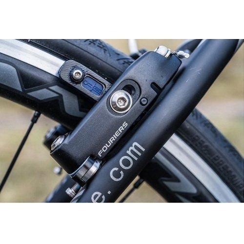 Fouriers Fouriers BR-S005 Direct Mount Aero V-Brake Set, Front and Rear, for Giant Propel, Black, DS1100