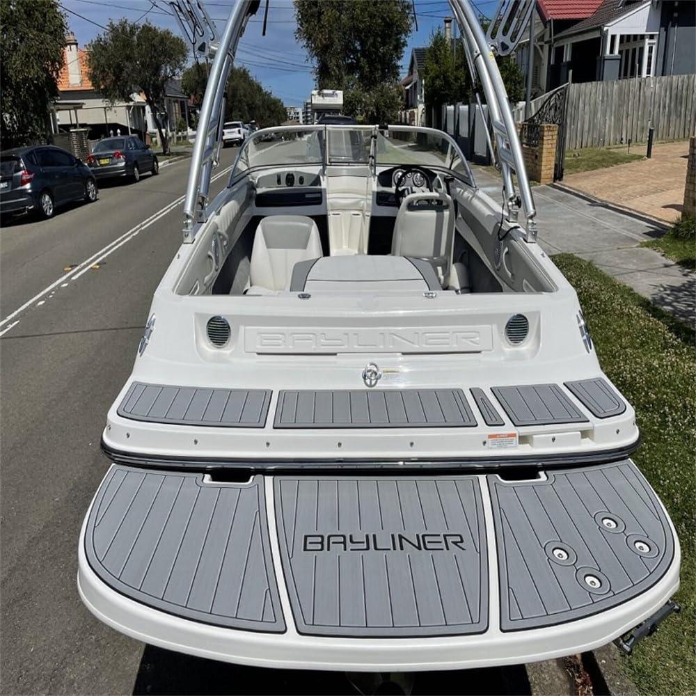 Algasan Algasan Boat EVA Faux Teak Decking Floor Compatible with Bayliner Element XL Cockpit Boat EVA Foam Faux Teak Deck Floor Pad Mat Flooring