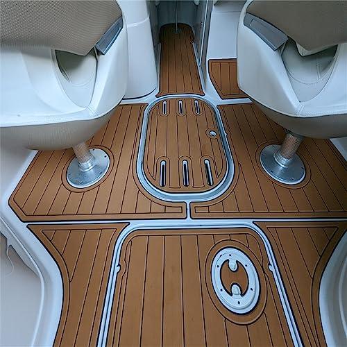 ZYLJC -181 Boat EVA Faux Teak Decking Floor Compatible with 2005 Four Winns Horizon 230 Swim Platform Cockpit Boat EVA Foam Teak Floor Pad