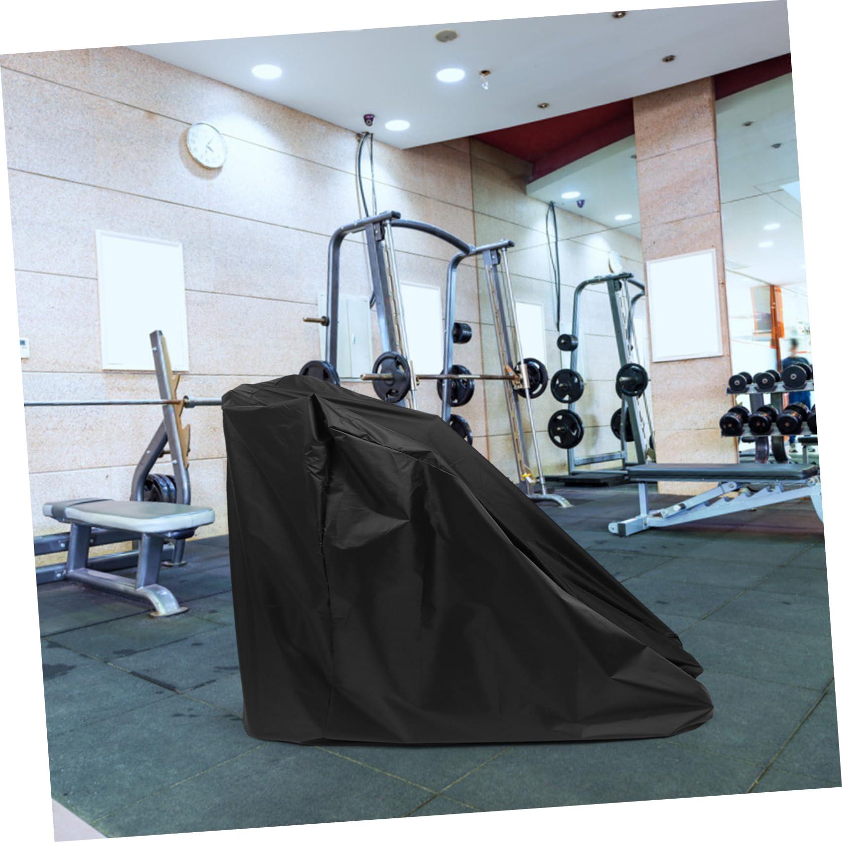 BRIGHTFUFU BRIGHTFUFU Running Machine Cover Treadmill Protective Cover Oxford Black Home Gym Equipment