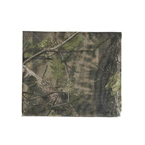AUSCAMOTEK AUSCAMOTEK Woodland Camo Mesh Netting Camouflage Netting for Hunting Blinds Window Camping Clear View Camo Hunting Hide Net, Green 5 ft x 12 ft (appro)