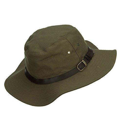 Jeanne Simmons Jeanne Simmons Men's Inner Pocket Bucket Hat - Olive L