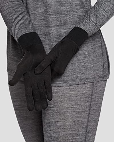 Terramar Terramar Adult Thermasilk Ultra-Thin Performance Liner Gloves, Black, X-Large (9.5-10), SL2107