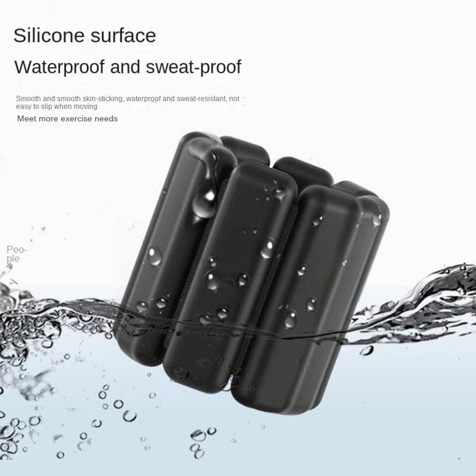 KOLAAZRE KOLAAZRE Silicone weight-bearing bracelet factory customized sports weighted bracelet running leg ring yoga fitness bracelet, 1KG, pink