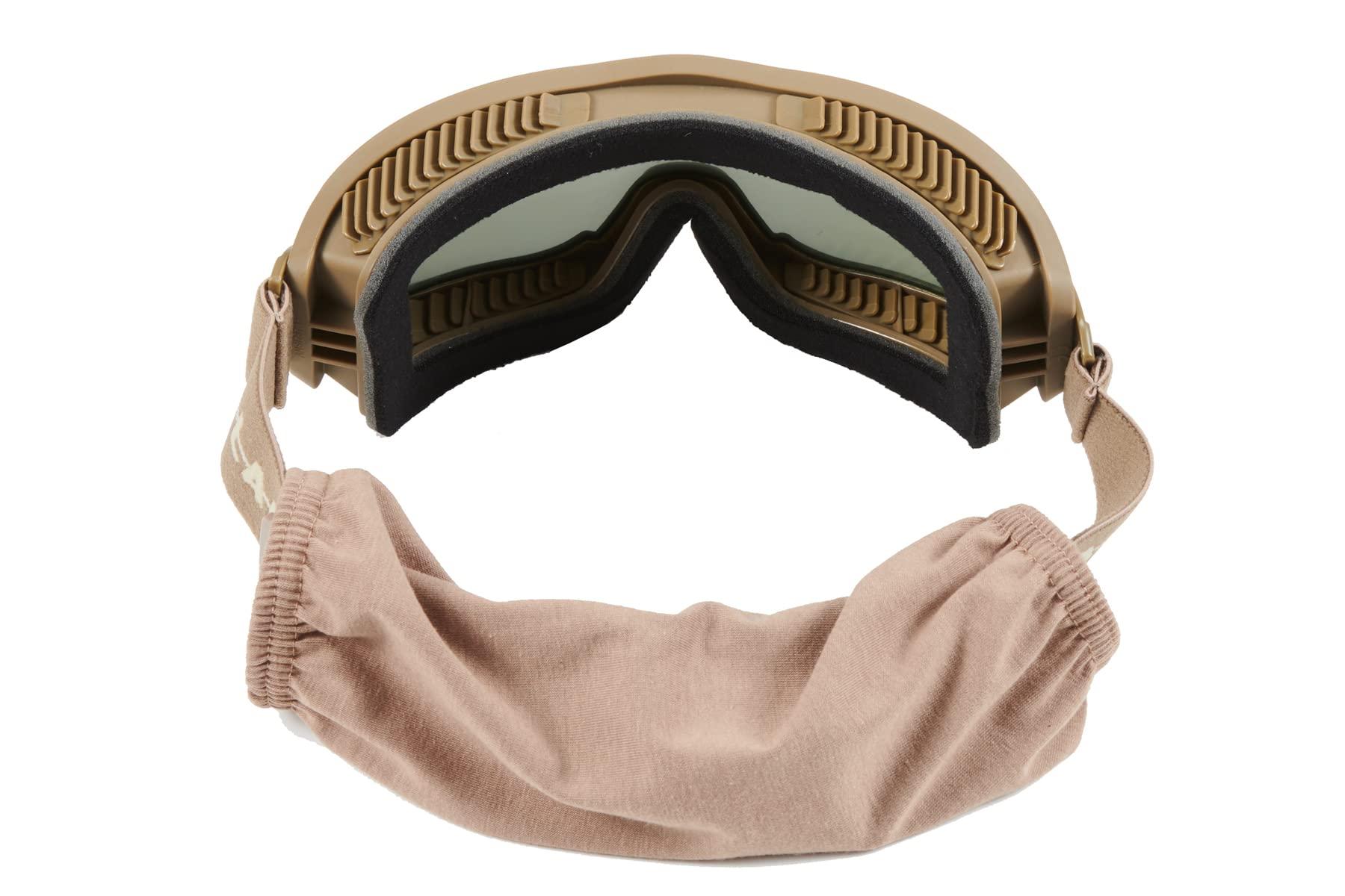 Lancer Tactical Lancer Tactical AERO Airsoft Tactical Safety Goggles -3mm Dual Pane Lens, Anti-Fog Glasses for Hunting and Cycling