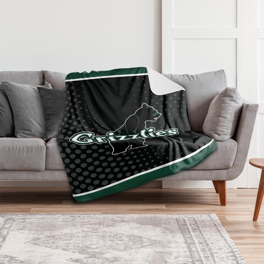 LOGOVISION Adams State University Blanket, 60"x80" Logo Dots Silky Touch Sherpa Back Super Soft Throw Blanket