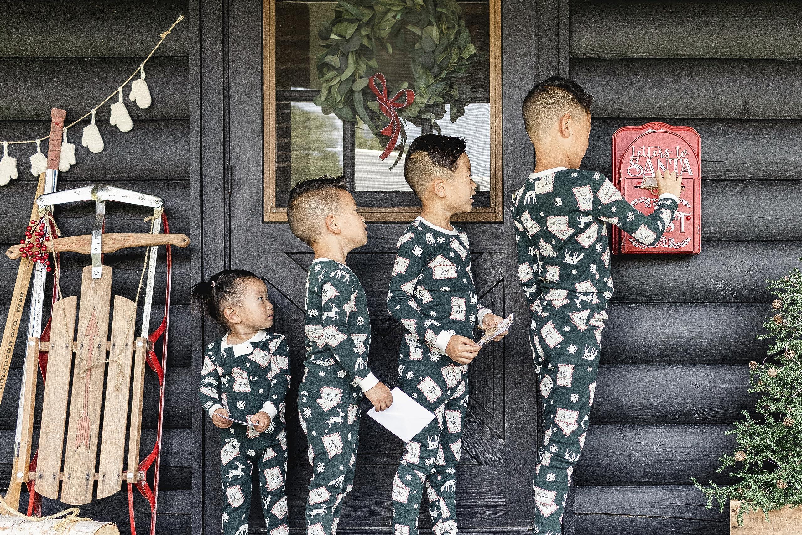 Burt's Bees Baby Burt's Bees Baby Family Matching Holiday Pajamas - Organic Cotton PJs for Infants, Toddlers, Kids, Men, and Women