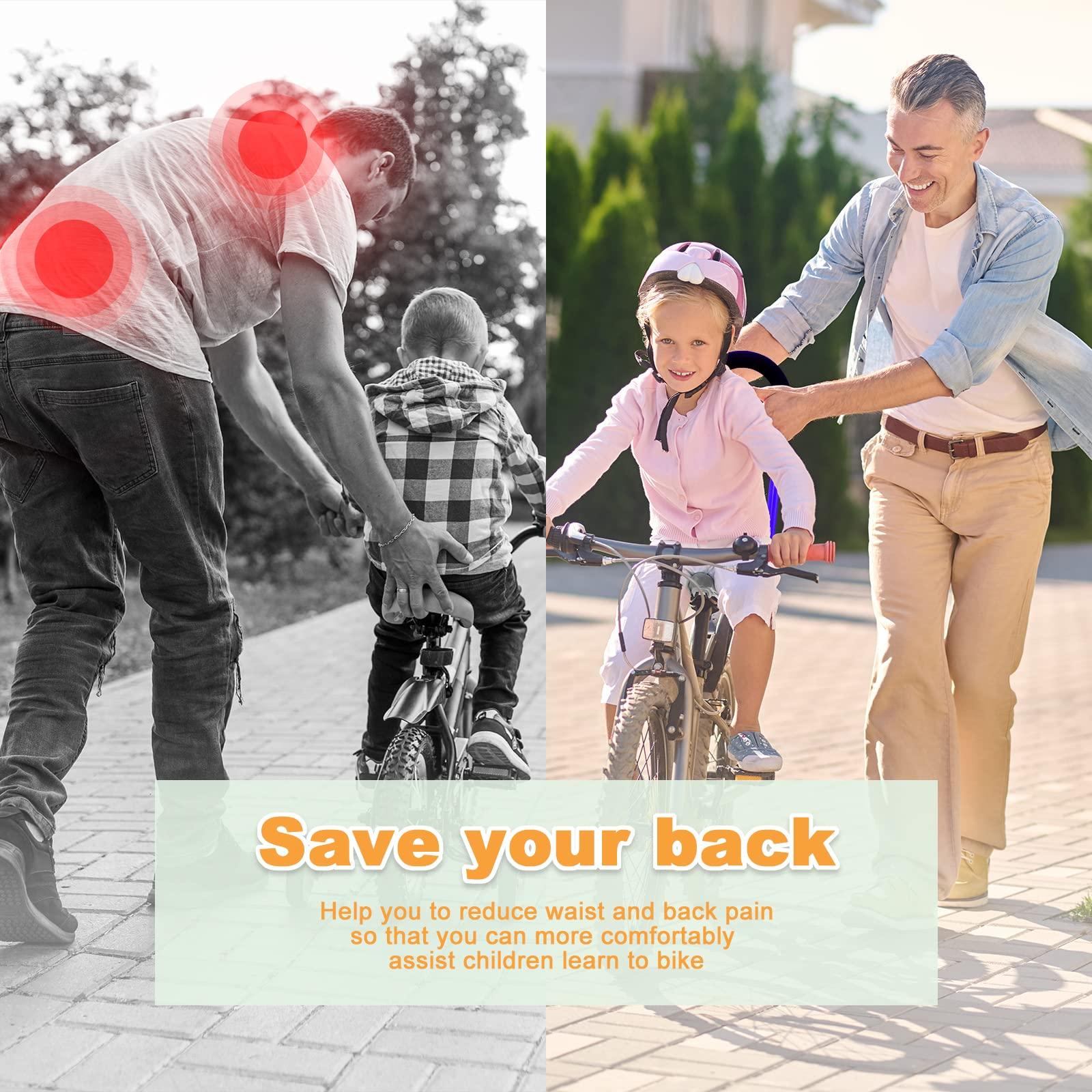 MOLI DEE MOLI DEE Children Cycling Bike Safety Trainer Handle Balance Push Bar (Blue)