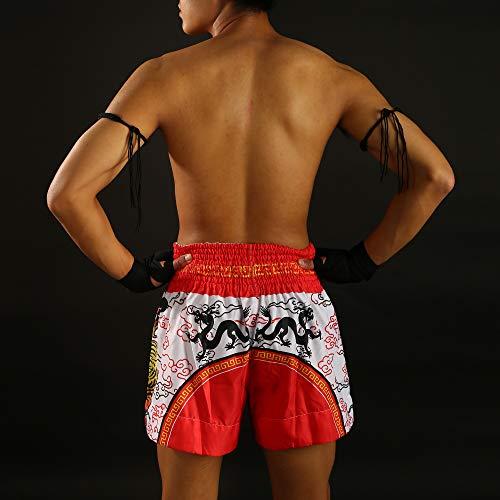Tuff Sport Tuff Muay Thai Shorts TUF-MS621-WHT-M
