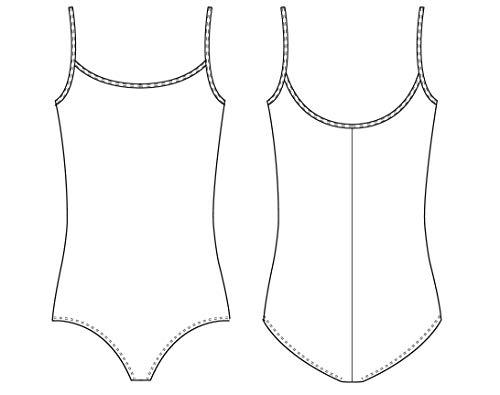 Bloch Bloch Dance Girls Parem Microlux Camisole Leotard, Sunshine, 2-4