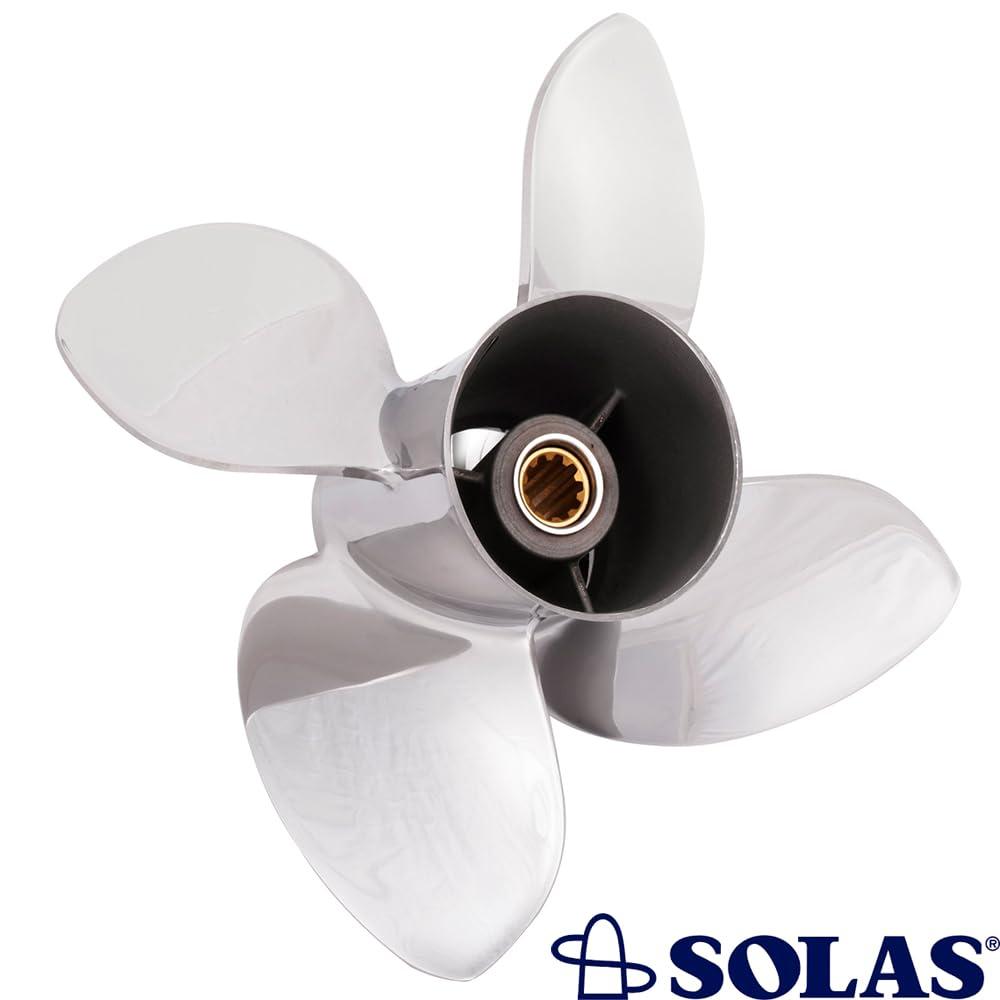 Rareelectrical Rareelectrical New 20-30 Hp Propeller Compatible with Suzuki Df30a Efi 10 Spline 30 2014 2015 2016 2017 2018 2019 2020 2021