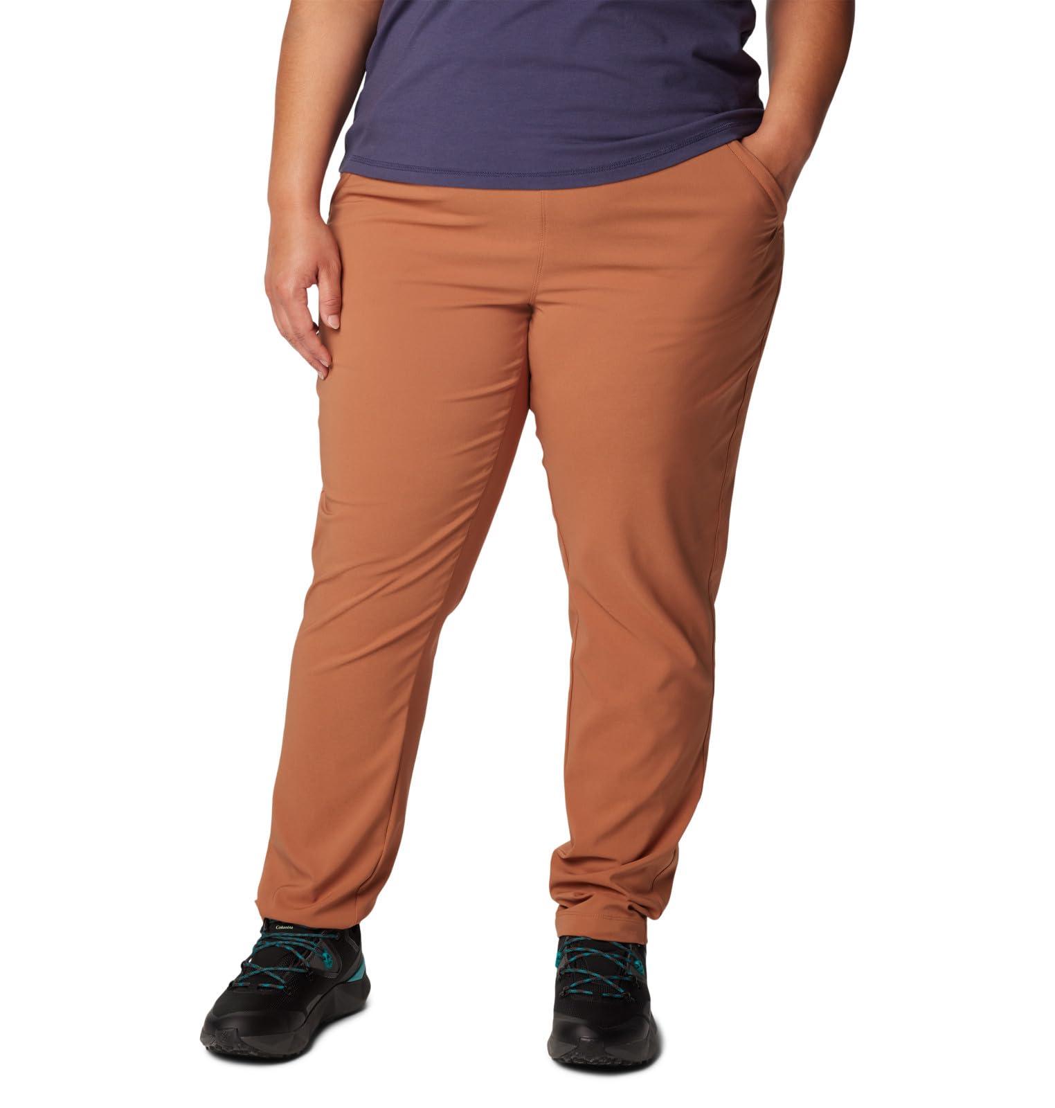 Columbia Columbia Women's Anytime Slim Pull-On Pant II, Camel Brown, X-Small