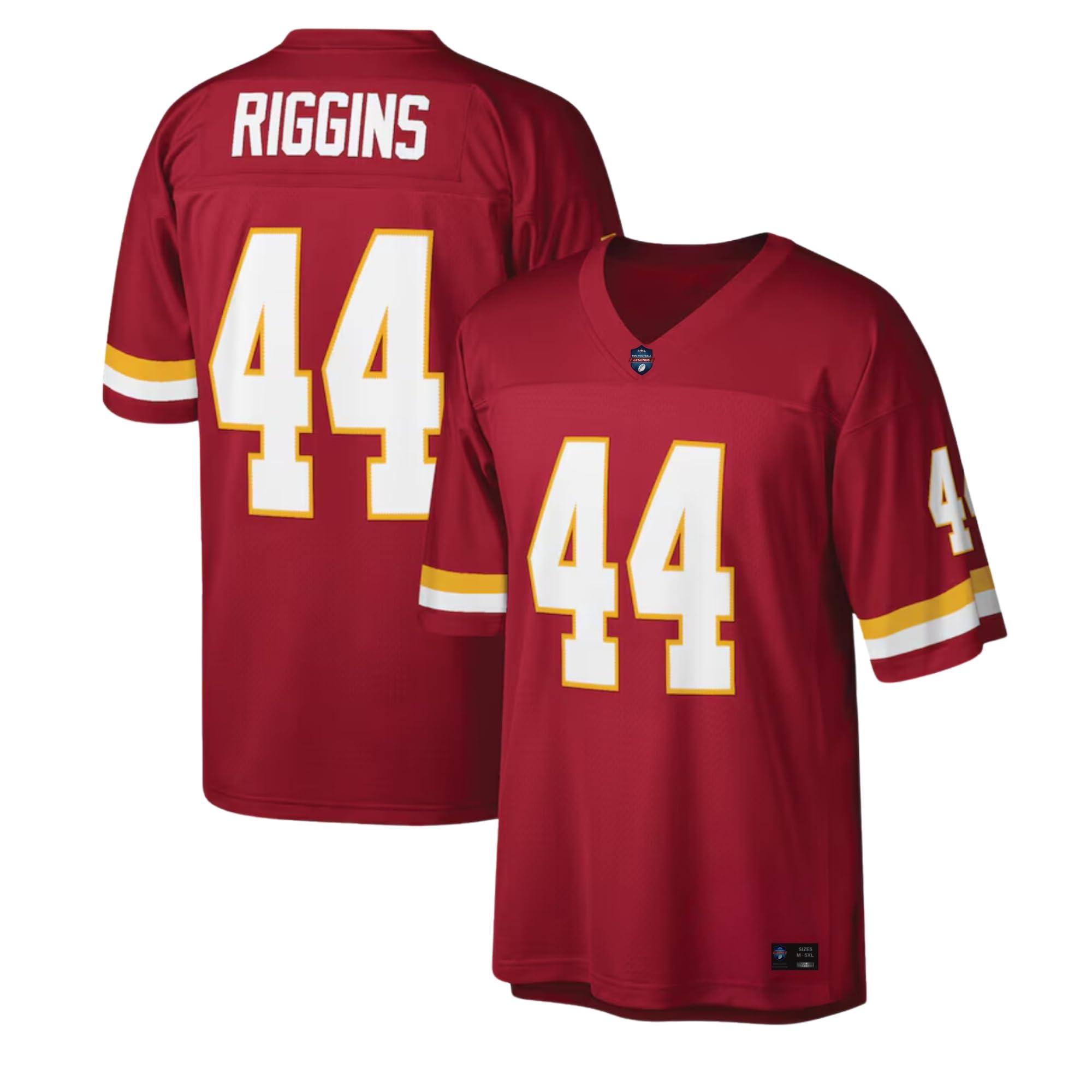 TIMELESS AUTHENTIC John Riggins Jersey Burgundy Washington | Unisex Adult Sizes S-5XL Unsigned Custom Sewn Stitched (M)