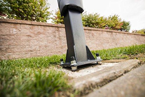 Silverback Silverback 60" In-Ground Basketball System with Adjustable-Height Tempered Glass Backboard and Pro-Style Breakaway Rim