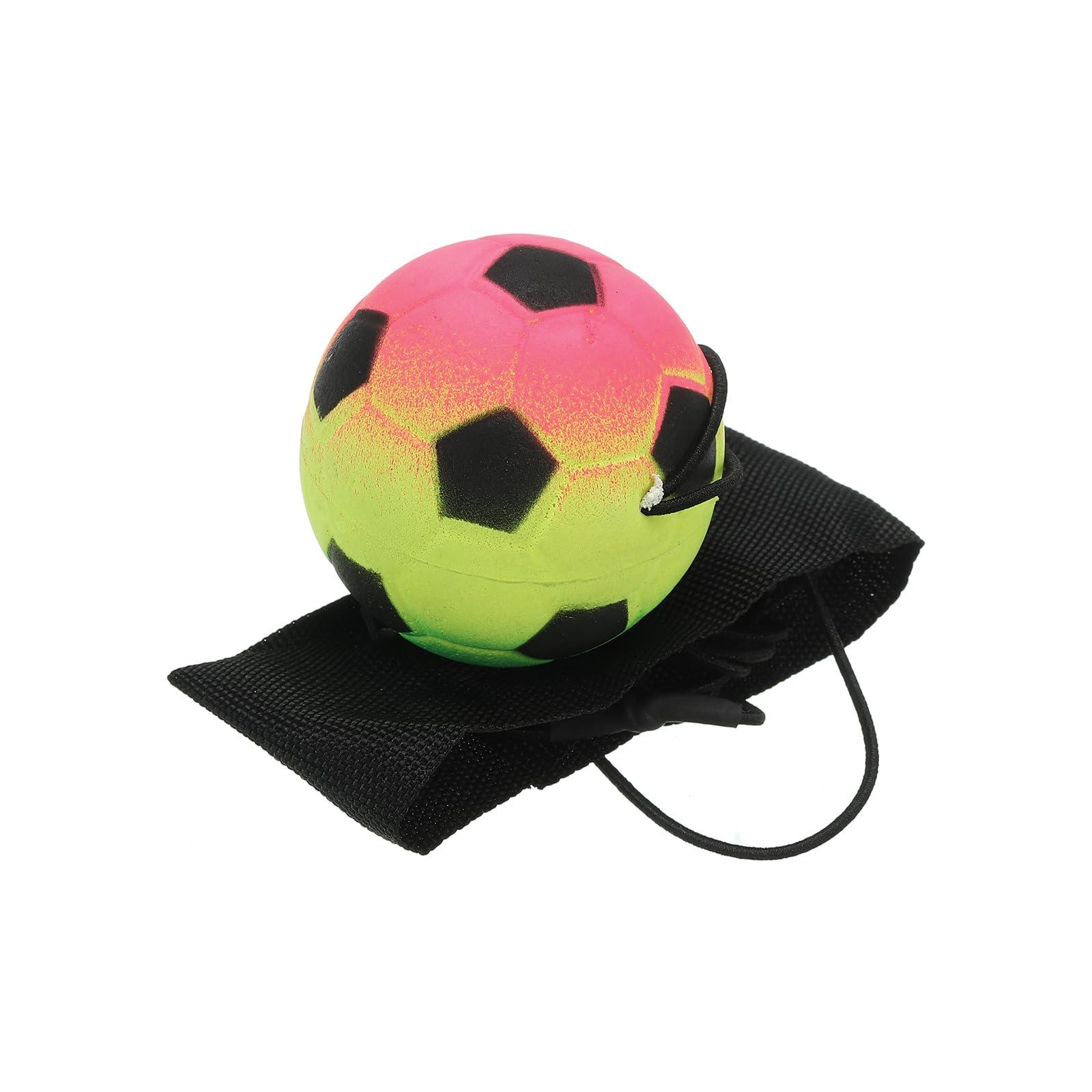 PATIKIL PATIKIL 1.9 Inch Sports Wrist Ball, Soccer Rubber Rebound Wristband Wrist Return Ball Sport on a String for Exercise Play, Mixed Colors