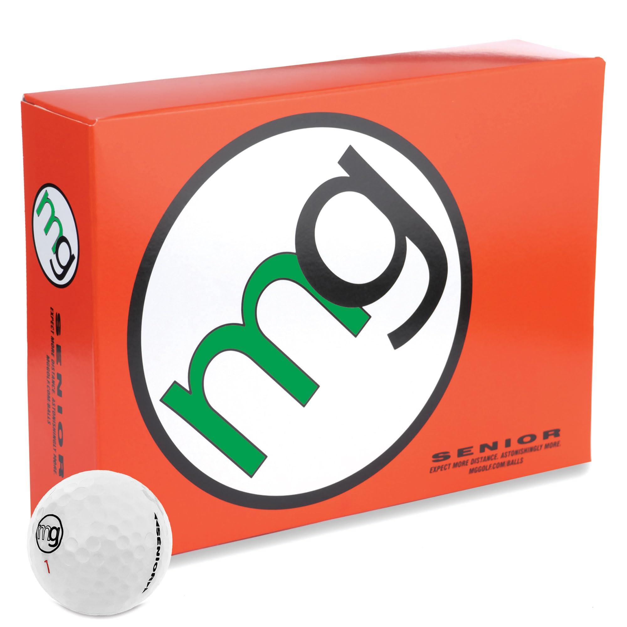 MG Golf MG Golf Balls Senior Longest with Speed, Distance, & Maximum Enjoyment (1-Dozen)