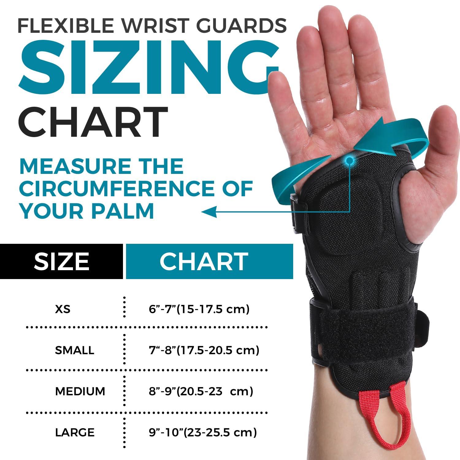 Bodyprox Impact Wrist Guards for Snowboard 1 Pair (L)