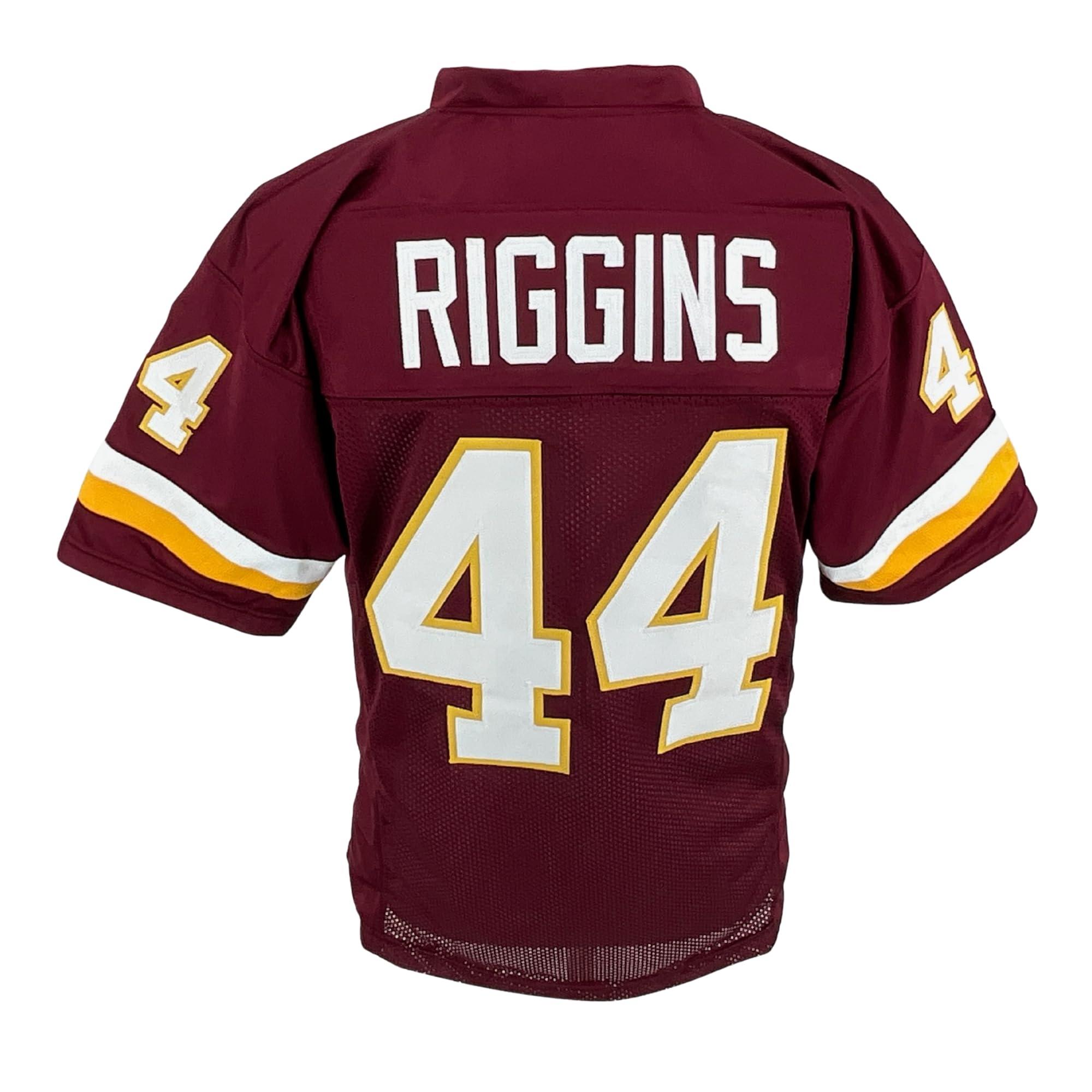 TIMELESS AUTHENTIC John Riggins Jersey Burgundy Washington | Unisex Adult Sizes S-5XL Unsigned Custom Sewn Stitched (M)