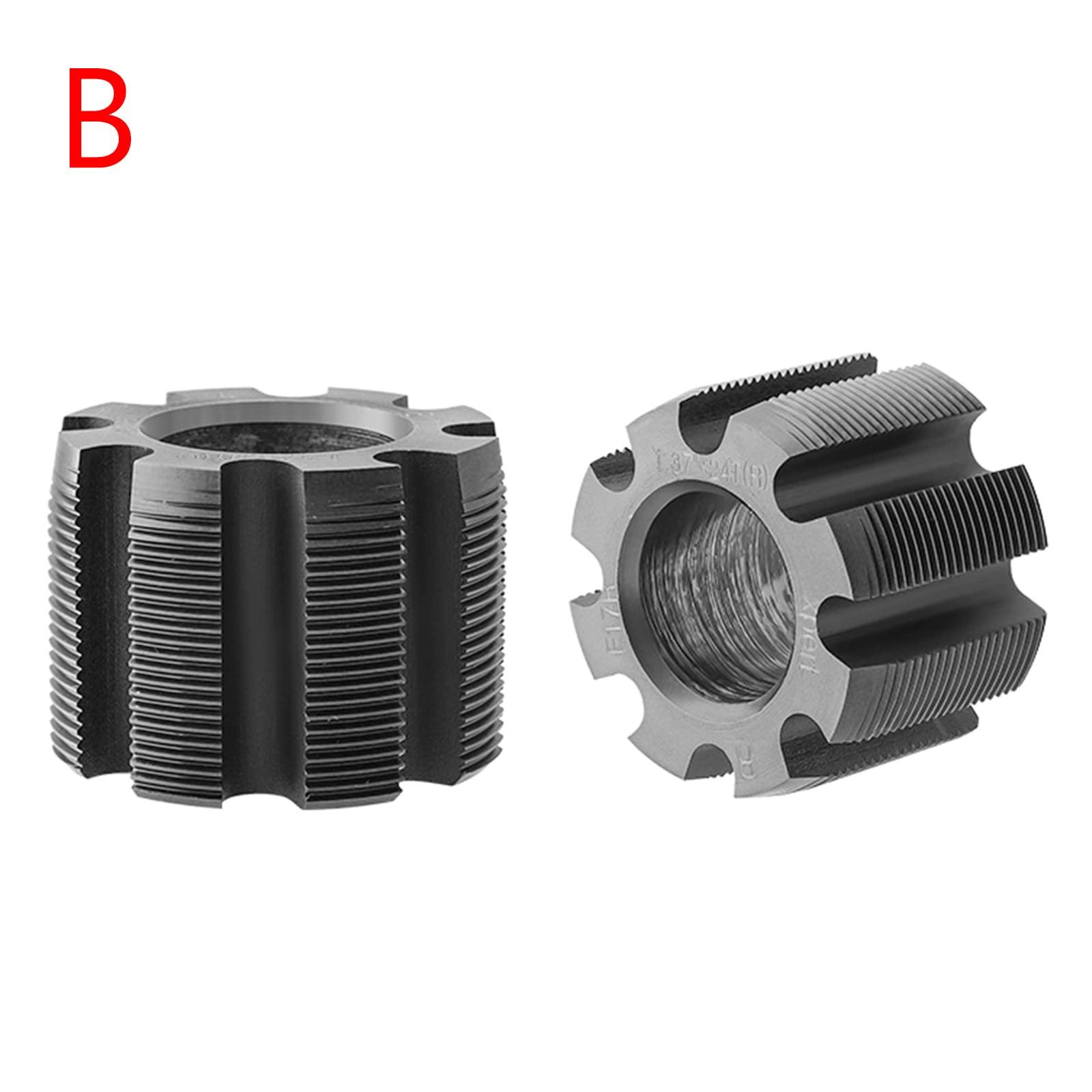 Acinkeety Acinkeety Bike Bottom Bracket Tapping Tool Thread Parts 1.37in X 24T BB68 BB73 Bottom Bracket Milling Cutter Tapping Tool Thread Tapping Tool Bottom Bracket Tapping Tool Bottom Bracket Thread Tool