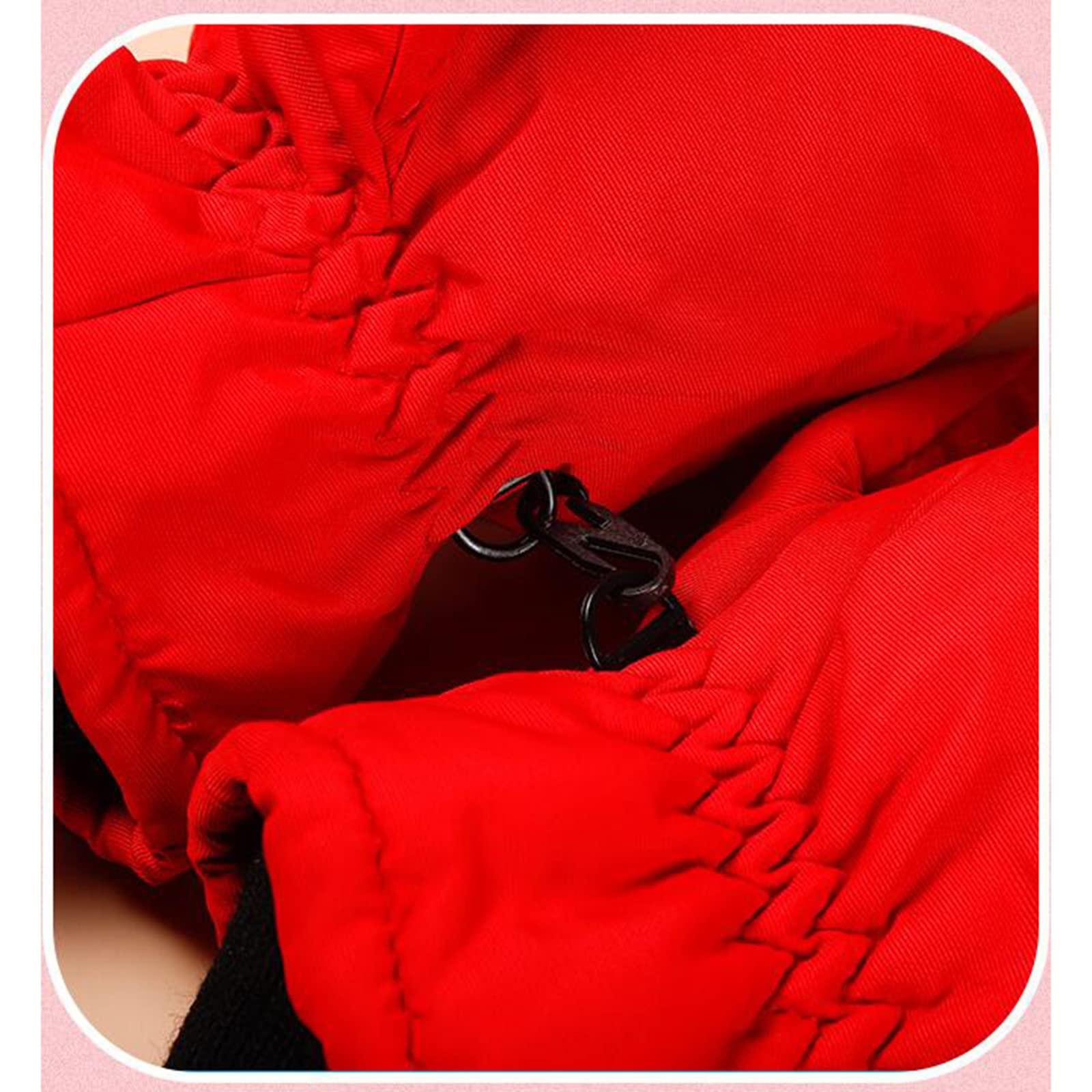 NineFit Basics Kids Winter Gloves Waterproof Snow Ski Gloves Warm Unisex Camouflage Gloves for Cold Weather Girls Boys (Pink, S)