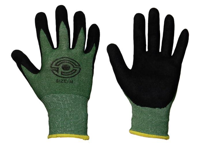 SpearPro SpearPro Dyneema Gloves - Reef - Spearfishing and Diving Abrasion Resistant Dive Gloves (Green, Large)