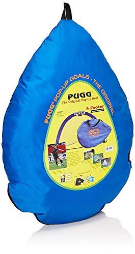 PUGG PUGG 4 Foot Pop Up Soccer Goal - Portable Training Futsal Football Net - The Original Pickup Game Goal (Two Goals & Bag)