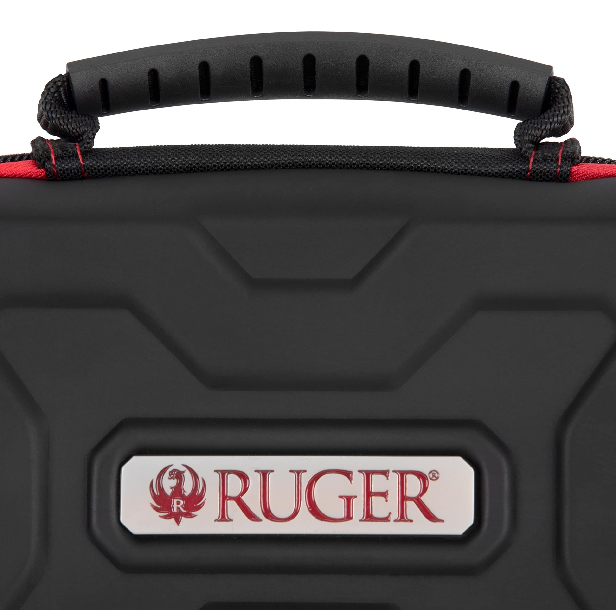 Allen Company Allen Company Ruger Phoenix Lockable Hardshell Handgun Case, Fits 9 Pistols, Black