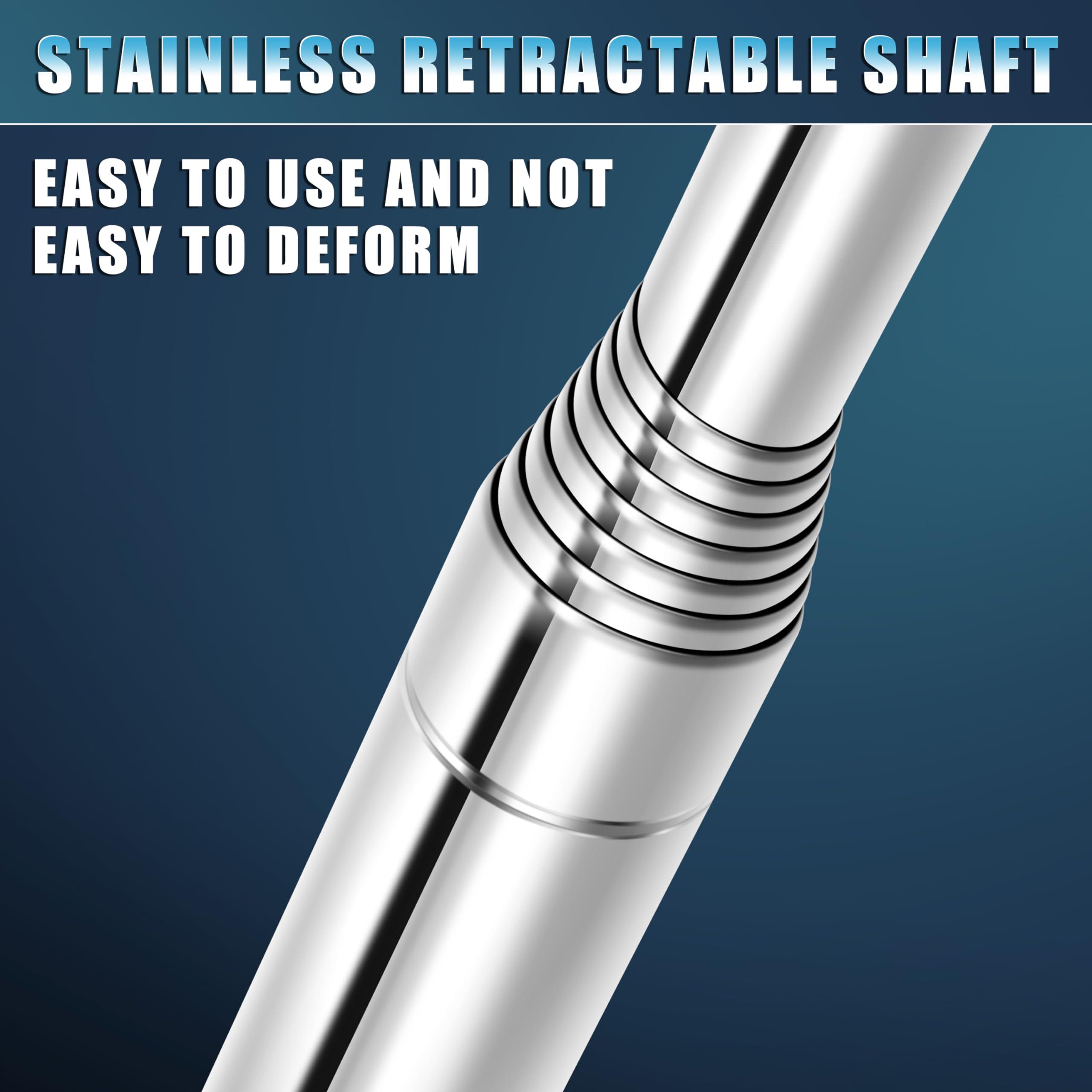 CHAMPKEY CHAMPKEY Golf Ball Retriever - Premium Stainless Steel Telescopic Golf Ball Picker