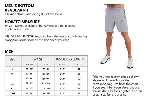 TCA TCA Elite Tech Gym Shorts Men Athletic Shorts Sports Workout Running Shorts for Men with Zipper Pockets - Carmine Red, M