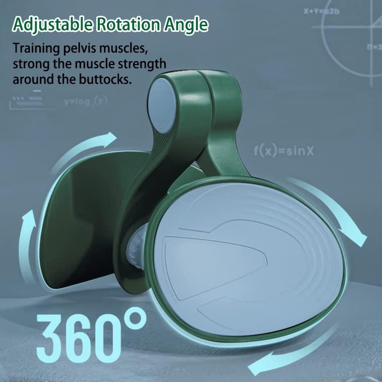 TINRIEF TINRIEF Thigh Master Hip Trainer Exercise Equipment, Pelvic Floor Trainer, Kegel Trainer for Postpartum Rehabilitation, Trimmer Inner Thigh, Thigh Workout Equipment (Dark Green)