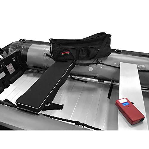 Seamax Seamax Universal Inflatable Boat Bench Seat Cushion and Detachable Seat Bag with Sunlitec 3-Layers Fabric and Reflective Edges (Size C - 38\" for 360-390 Boats)
