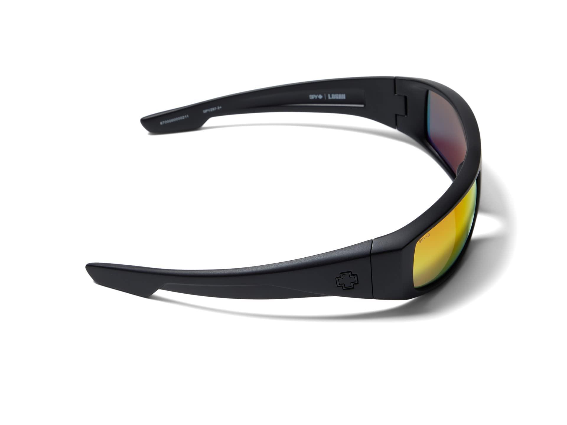 SPY SPY Logan ANSI RX Matte Black - Happy Boost Polar Orange Mirror