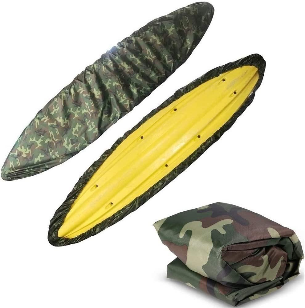 CFDZCP Boat Covers Kayak Cover Best Sea Kayak Cover Accessory for Indoor/Outdoor Storage Waterproof Cover Protects The Kayak and Cockpit from Insects, Debris and Light Rain (Size : 4.1/4.5)