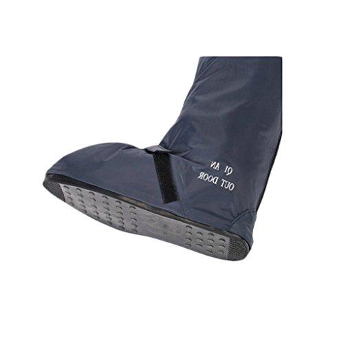 Rain coat Unisex Rain Proof Rain Shoes Thick Galoshes Long Shoes Cover (M)