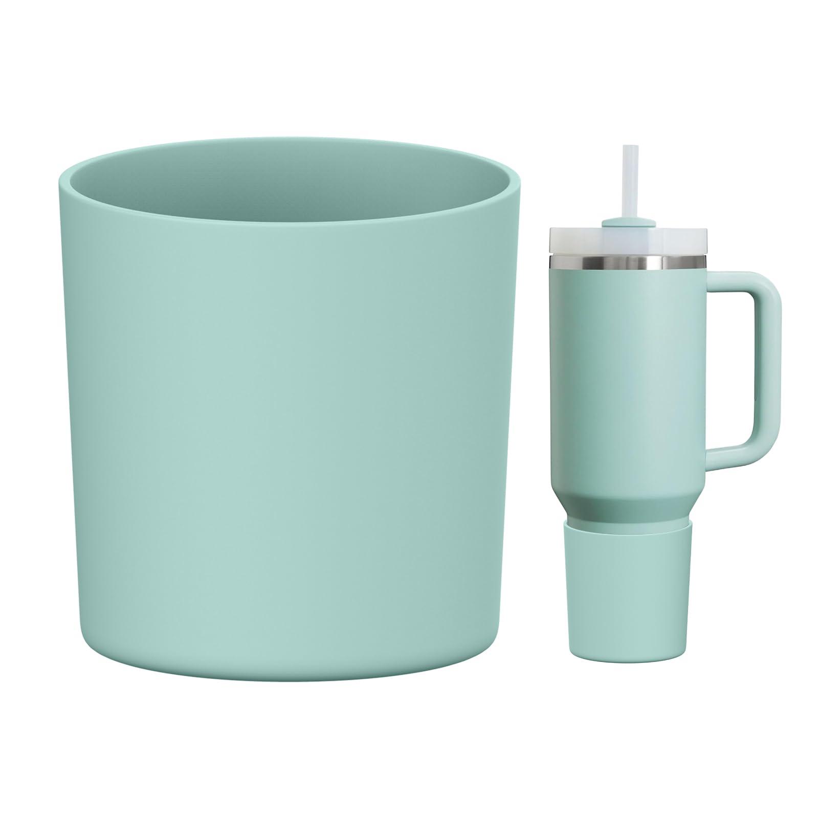 WUQID WUQID Higher Silicone Boot Compatible with Stanley Quencher H2.0 40oz 30oz 20oz & IceFlow Flip 30oz 20oz,Fit Same Diameter 20oz-40oz Tumbler Cups Anti-Slip Bottle Bottom Sleeve Cover