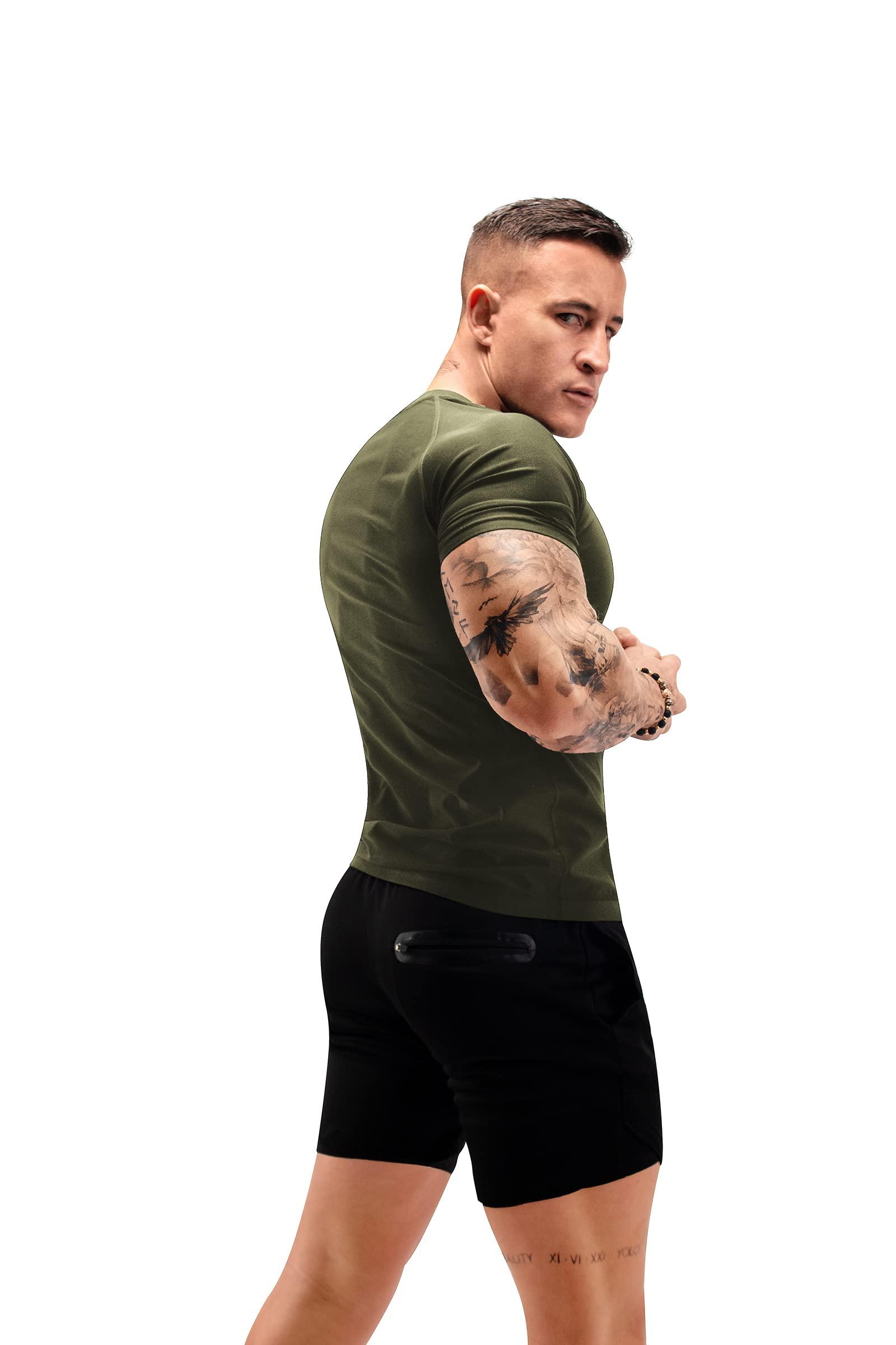 FUXERT FUXERT Sauna Shirt for Men Sweat Sauna Suit for Gym Exercise Compression Shirt Workout Shapewear (GN XXL)