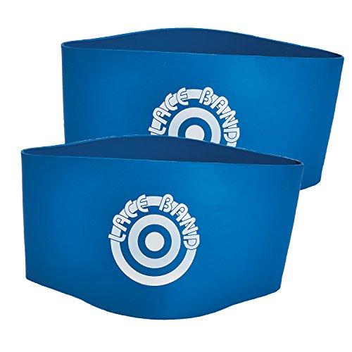 Unique Sports Unique Sports 12 Hot Spots Lace Bands Blue Soccer Shoe Lace Cover (6 Pair)