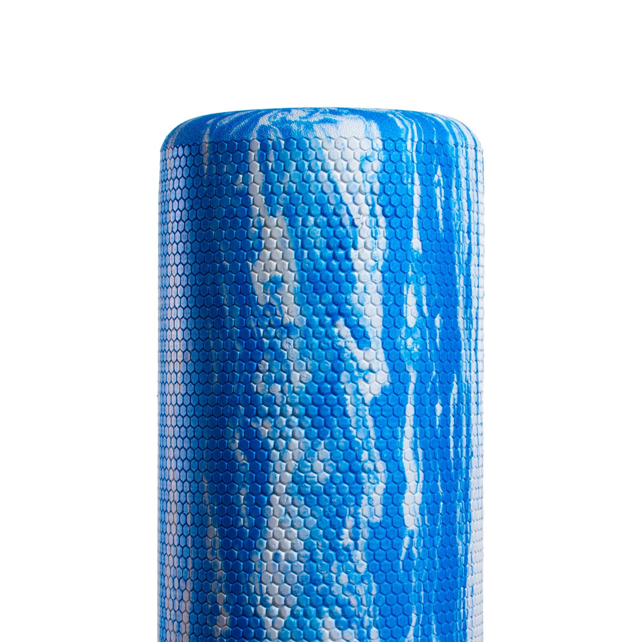 OPTP OPTP PRO-ROLLER Standard Density Foam Roller - Durable Roller for Back Massage, Deep Tissue Foam Roller Exercises, Stretching, Fitness, Yoga and Pilates - 36 Inches by 6 Inches, Blue