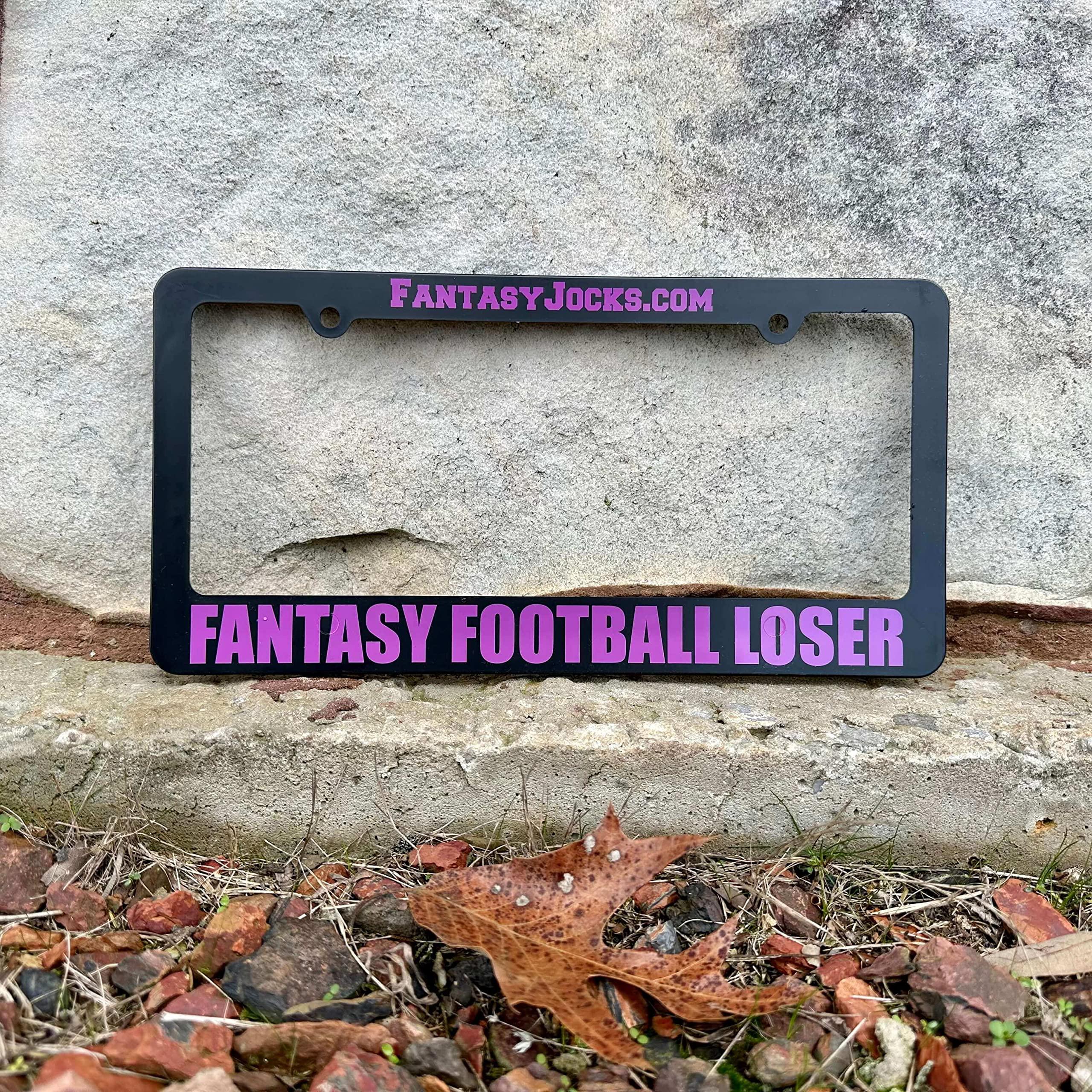 FANTASYJOCKS FANTASYJOCKS Fantasy Football Loser Trophy License Plate - Shameful Funny Loser