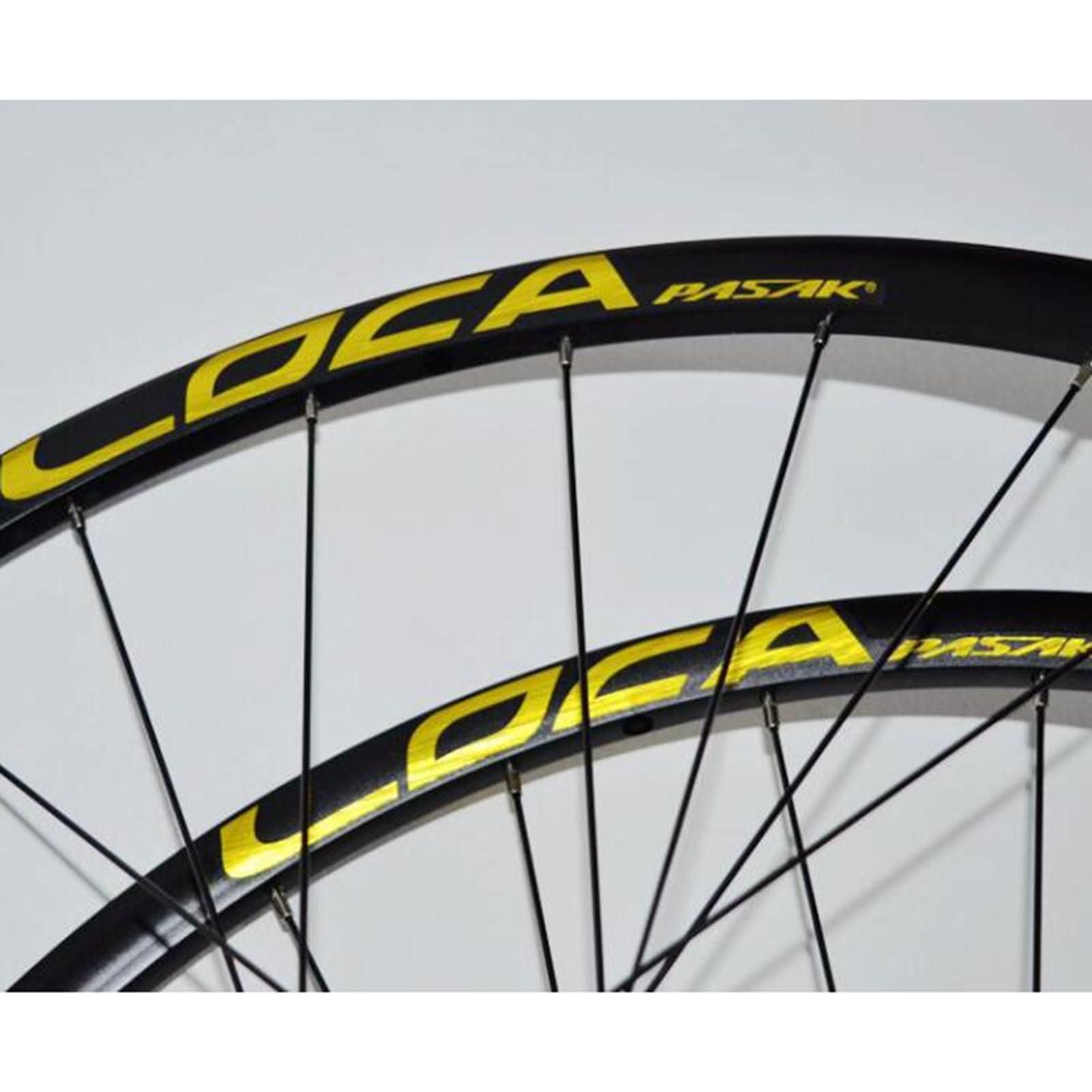 ZECHAO ZECHAO 26/27.5/29 Inch Mountain Bike Wheelset,24 Spokes Sealed Bearing Disc Wheels Aluminium Alloy Wheel Set for 26 27.5 29 X1.5-2.4 Inch Wheelset (Color : Black Gold, Size : 27.5inch)