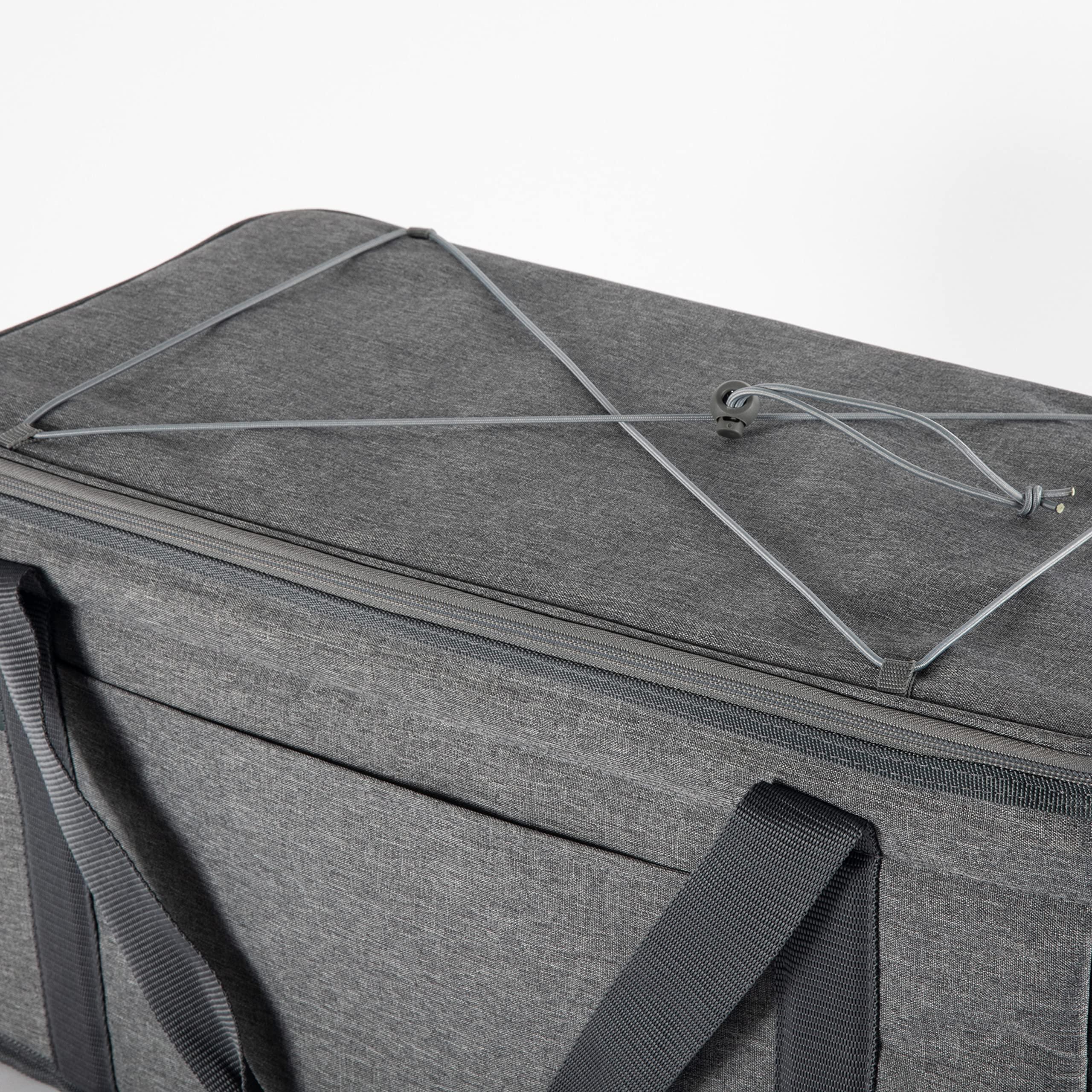 PICNIC TIME PICNIC TIME NHL Pittsburgh Penguins 64 Can Collapsible Cooler, Large Insulated Soft Cooler Bag, Portable Beach Cooler with Shoulder Strap, (Heathered Gray)