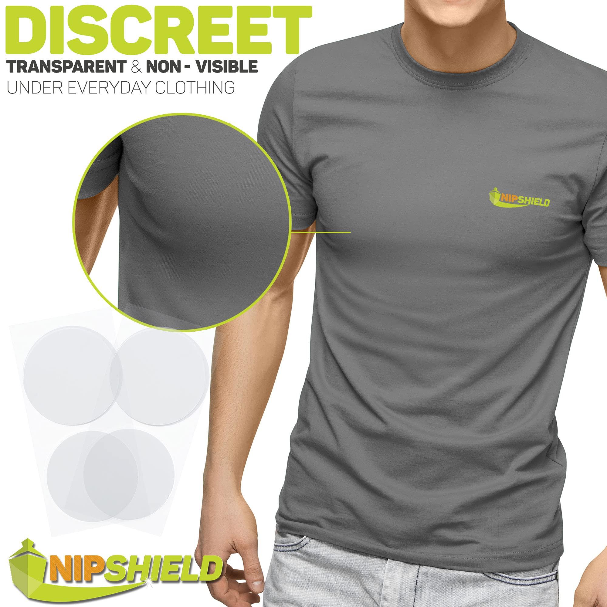 Nipshield NIPSHIELD Nipple Covers for Running 50-Pack - Anti Chafing Nip Guards for Jogging - Larger 35mm Running Nipple Shields - Sweat, Water- Resistant Nipple Pads - Disposable Travel Friendly Nip Protectors