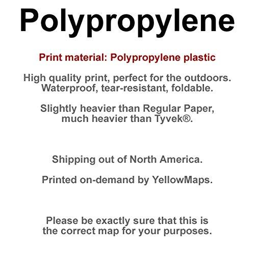 YellowMaps YellowMaps Elkhart in topo map, 1:100000 Scale, 30 X 60 Minute, Historical, 1985, Updated 1991, 24.1 x 40 in - Polypropylene