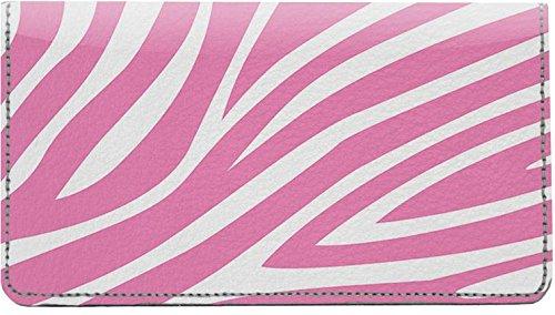 123 Cheap Checks 123 Cheap Checks Bold Zebra Designer Checkbook Cover, with Credit Card Slots and Pen Loop