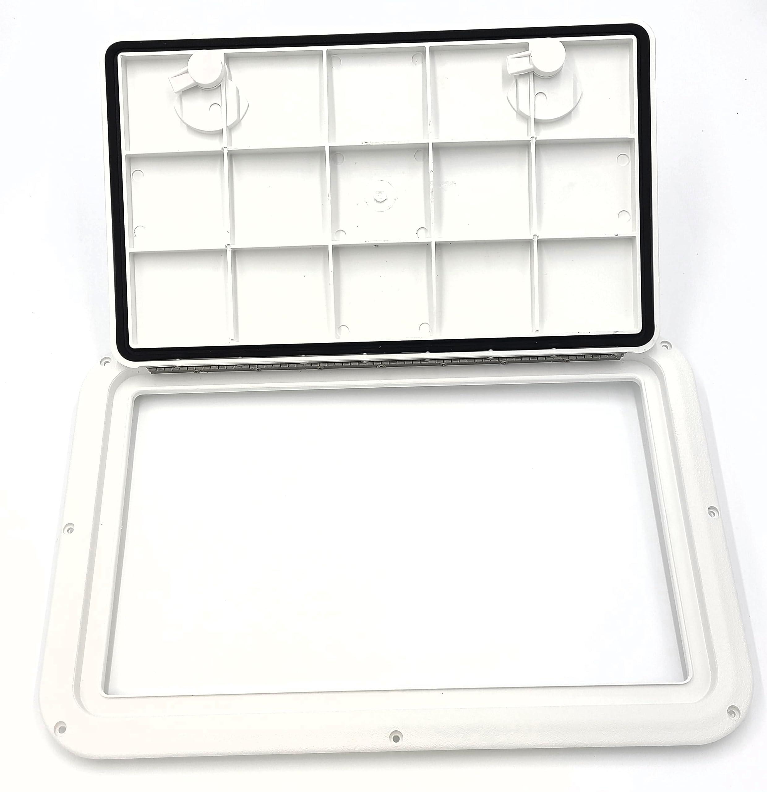 DPI Marine DPI Marine 13\" x 20\" Flush Series Access Hatch in Polar White (Bright White) - DPF1320PW (Made in USA)