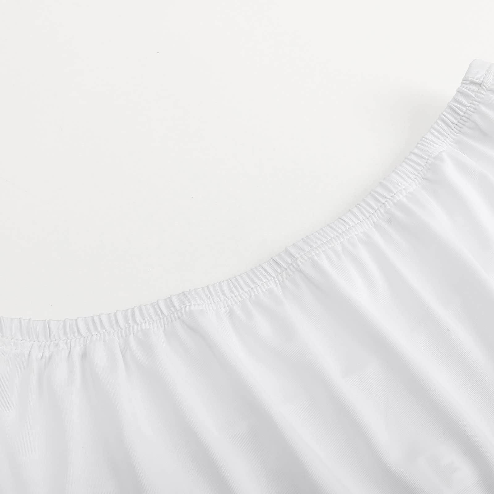 NineFit Basics Maternity Pants Comfortable Stretch Over Bump Women Pregnancy Casual Capris for Work Fashion Maternity (White, XXXL)