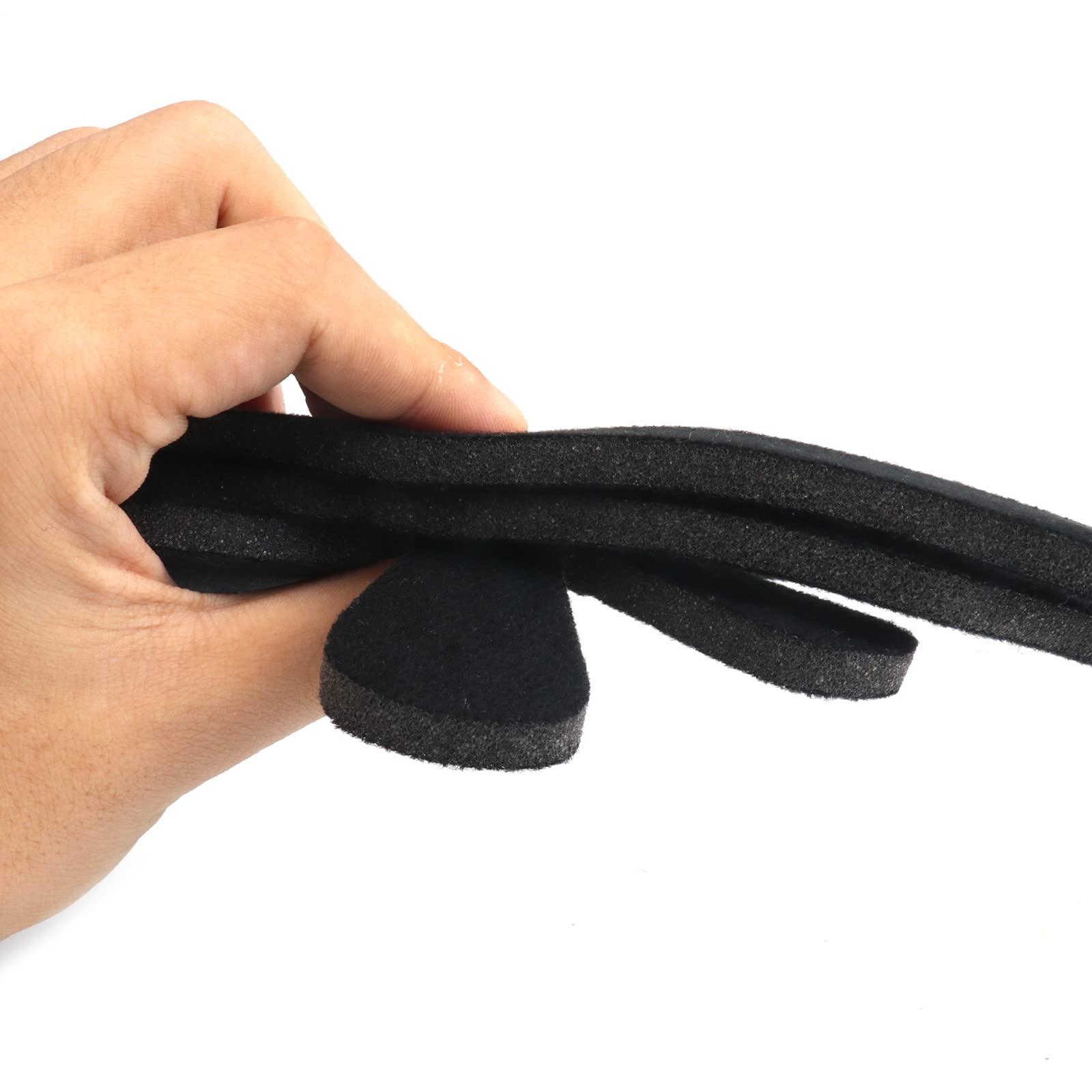 PAXLAMB PAXLAMB Foam Padding Kit 22PCS Head Protection Liner Inner Protective Pads Bicycle Replacement Pad Cushion Mat Set for Scooter Skateboard Bike Motorcycle Cycling Sport Helmets (SNL Black 8mm)