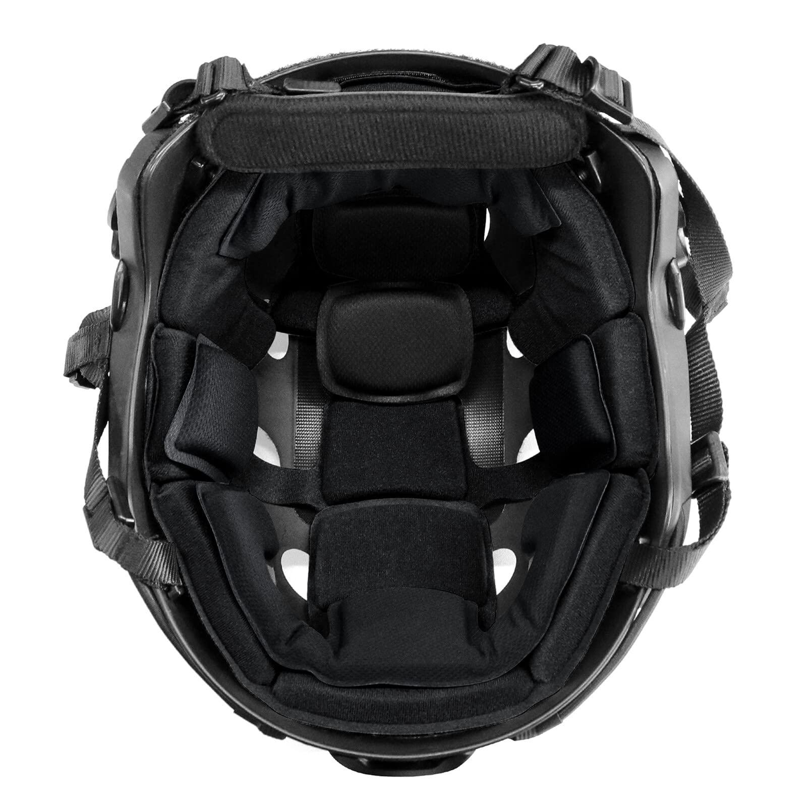 Yzpacc Yzpacc Tactical Helmet Pads, Universal Replacement EX Helmet Internal Memory Foam Padding Protective Mat for ACH MICH FMA EXF Motorcycle Helmet